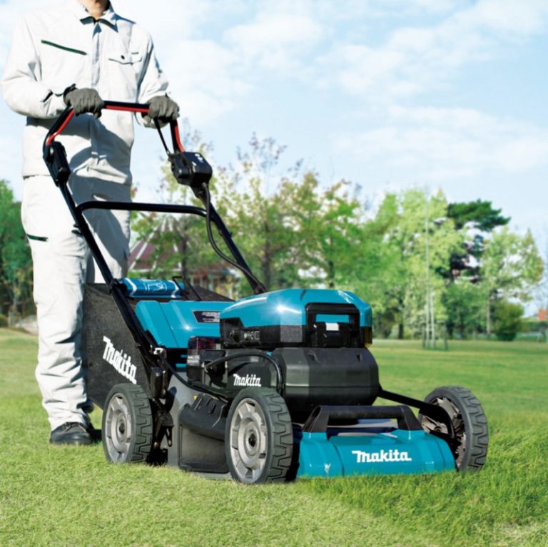 LM001CZ MÁY CẮT CỎ ĐẨY DÙNG PIN (530MM/BỘ CẤP NGUỒN/BL)