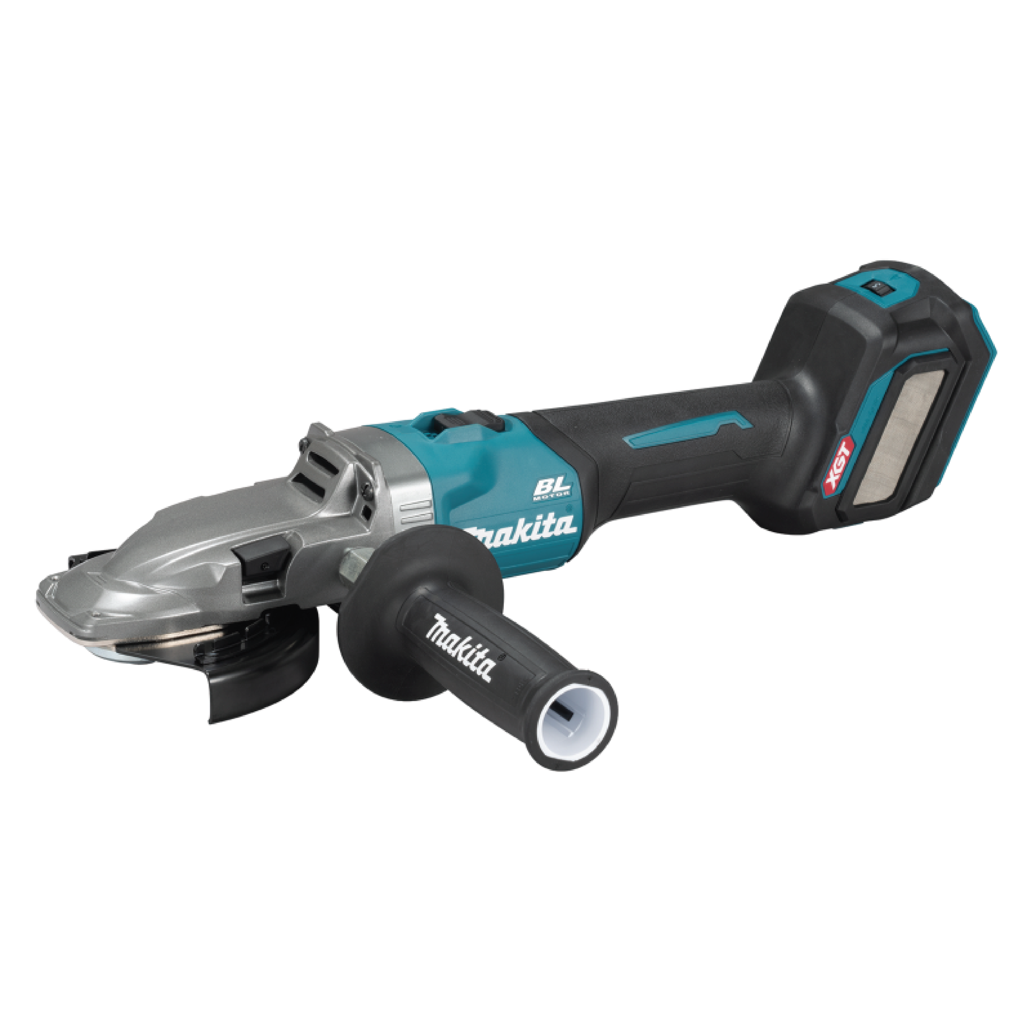 GA055GZ MÁY MÀI GÓC ĐẦU DẸT DÙNG PIN(125MM/CÔNG TẮC TRƯỢT/BL)(40V MAX)