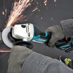 DGA418RTE CORDLESS ANGLE GRINDER(100MM/PADDLE SWITCH/AWS/BL)(18V)