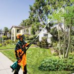 DUA301ZB CORDLESS POLE SAW(300MM/TELESCOPIC PIPE 2,530-3,762MM/BL)(18Vx2)