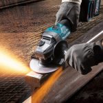 GA029GZ CORDLESS ANGLE GRINDER(125MM/PADDLE SWITCH/AWS/BL)(40V MAX)
