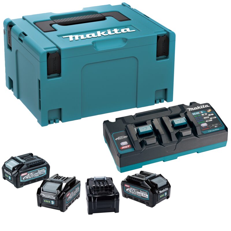 191U28-6 BỘ PIN SẠC(BL4040*4+DC40RB+MAKPAC)